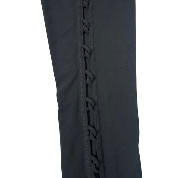 Athleta Crop Black Side Cut Out Design Side Detail Legging Size S - Picture 7 of 7